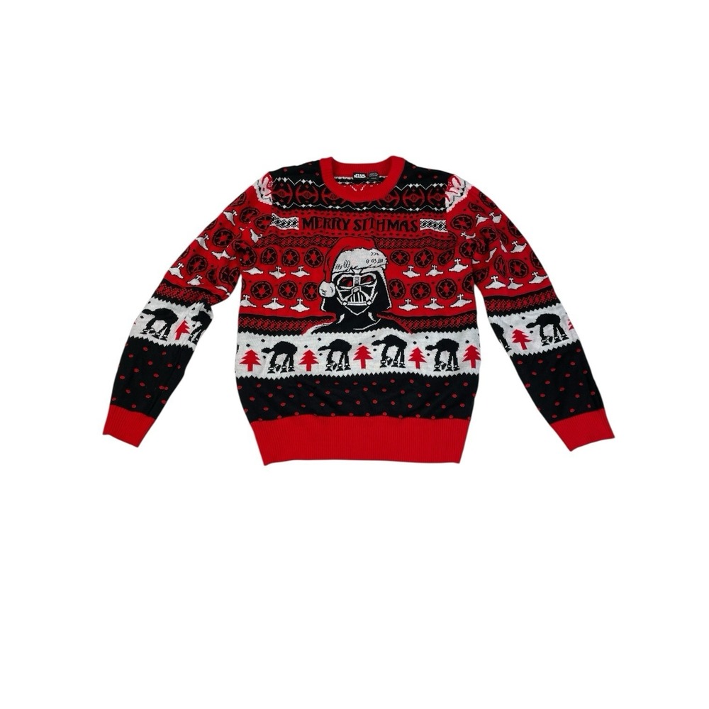 Star Wars Darth Vader "Merry Sithmas" Christmas Ugly Sweater Men's Large